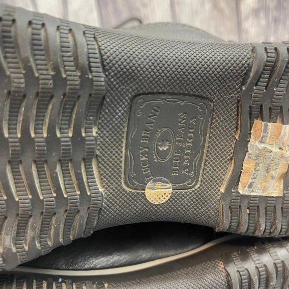 Lucky Brand Lace Up Duck Boot Women's Faux Fur Lined Winter Rain trail Boot Gray - Picture 10 of 12